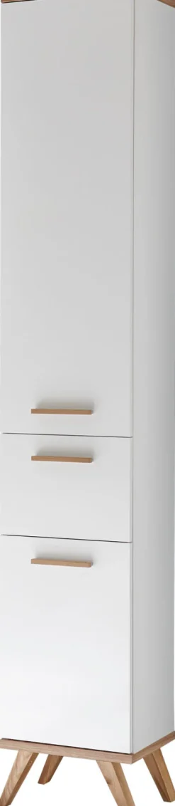 Saphir Badmöbel-Set »Quickset Mineralmarmor-Waschtisch mit LED-Spiegel, Unterschrank« 7 Stk. tlg.
