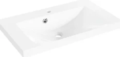 Saphir Badmöbel-Set »Quickset 945 Mineralmarmor-Waschtisch mit Unterschrank, 74 cm breit« 1 Stk. tlg.