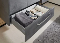Saphir Badmöbel-Set »Quickset 945 Mineralmarmor-Waschtisch mit Unterschrank, 74 cm breit« 1 Stk. tlg.
