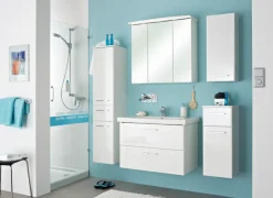 Saphir Badmöbel-Set »Quickset 316 3-teilig, Keramikwaschtisch mit LED-Spiegelschrank« 4 Stk. tlg.