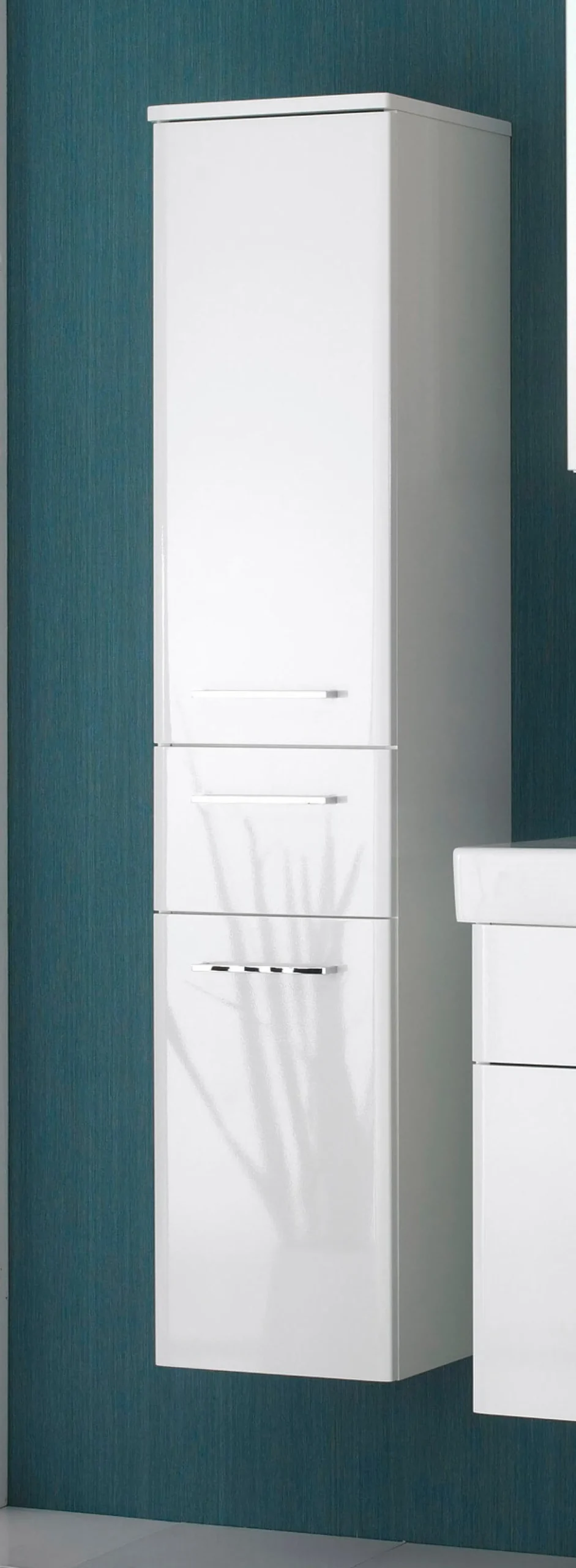 Saphir Badmöbel-Set »Quickset 316 3-teilig, Keramikwaschtisch mit LED-Spiegelschrank« 4 Stk. tlg.