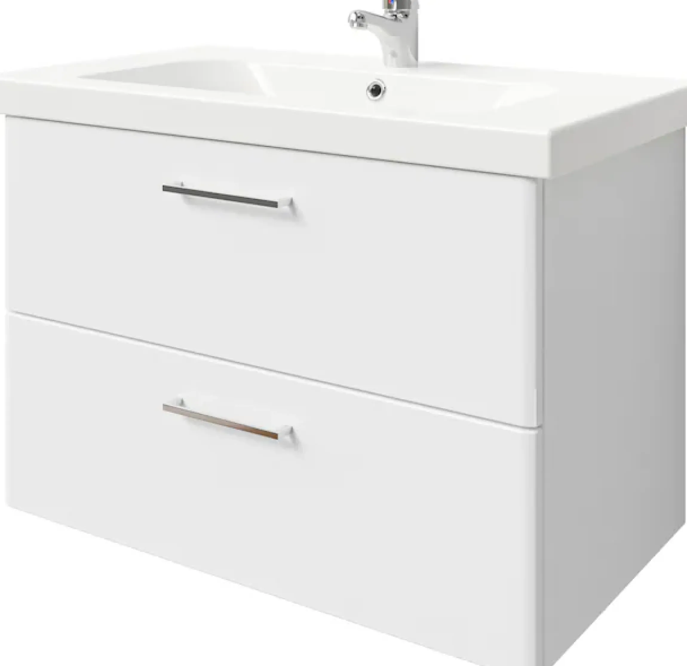 Saphir Badmöbel-Set »Quickset 316 3-teilig, Keramikwaschtisch mit LED-Spiegelschrank« 4 Stk. tlg.