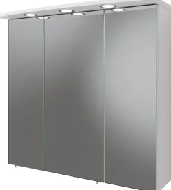 Saphir Badmöbel-Set »Quickset 316 3-teilig, Keramikwaschtisch mit LED-Spiegelschrank« 4 Stk. tlg.
