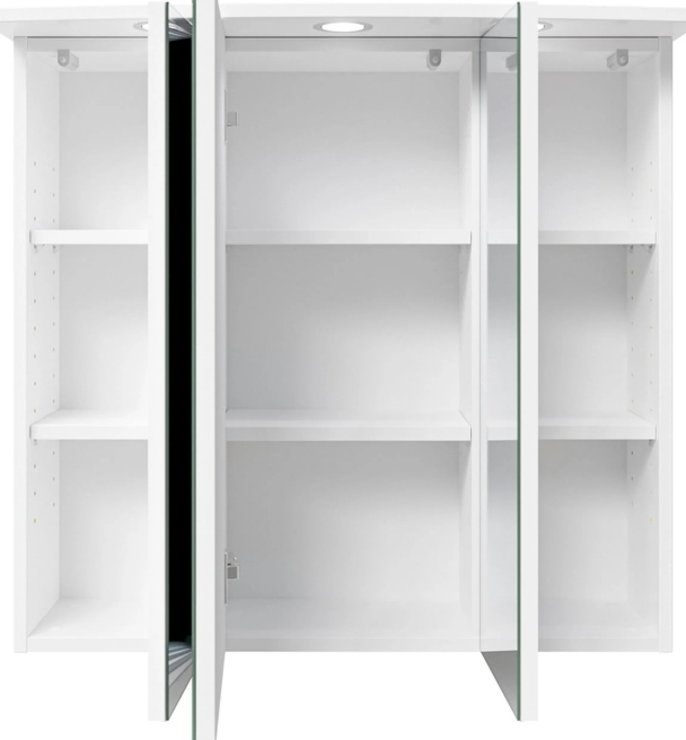 Saphir Badmöbel-Set »Quickset 316 3-teilig, Keramikwaschtisch mit LED-Spiegelschrank« 4 Stk. tlg.