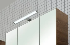 Saphir Badmöbel-Set »Quickset 943 4-teilig, Glaswaschtisch und LED-Spiegelschrank« Set, 4 Stk. tlg.
