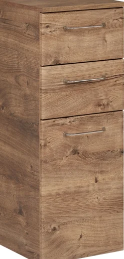 Saphir Badmöbel-Set »Quickset 943 4-teilig, Glaswaschtisch und LED-Spiegelschrank« Set, 4 Stk. tlg.