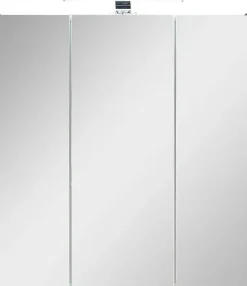 Saphir Badmöbel-Set »Quickset 945 2-teilig, Waschbeckenunterschrank mit LED-Spiegelschrank« 2 Stk. tlg.