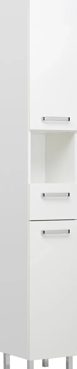 Saphir Badmöbel-Set »Quickset 3-teilig, Waschbeckenunterschrank mit LED-Spiegelschrank« 3 Stk. tlg.