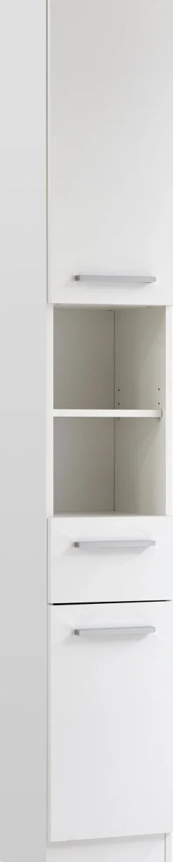 Saphir Badmöbel-Set »Quickset 335 5-teilig, Waschbeckenunterschrank mit LED-Spiegelschrank« 5 Stk. tlg.