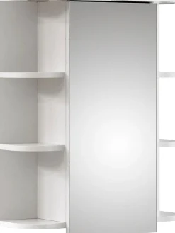 Saphir Badmöbel-Set »Quickset 335 5-teilig, Waschbeckenunterschrank mit LED-Spiegelschrank« 5 Stk. tlg.
