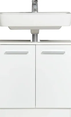 Saphir Badmöbel-Set »Quickset 335 5-teilig, Waschbeckenunterschrank mit LED-Spiegelschrank« 5 Stk. tlg.