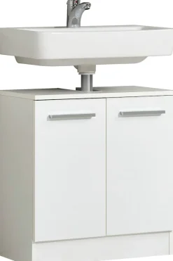 Saphir Badmöbel-Set »Quickset 335 5-teilig, Waschbeckenunterschrank mit LED-Spiegelschrank« 5 Stk. tlg.