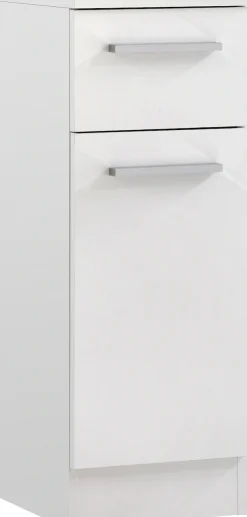 Saphir Badmöbel-Set »Quickset 335 5-teilig, Waschbeckenunterschrank mit LED-Spiegelschrank« 5 Stk. tlg.