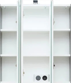 Saphir Badmöbel-Set »Quickset 945 2-teilig, Waschbeckenunterschrank mit LED-Spiegelschrank« 2 Stk. tlg.