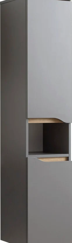 Saphir Badmöbel-Set »Quickset 3-teilig, Keramik-Waschtisch mit LED-Spiegel« 5 Stk. tlg.