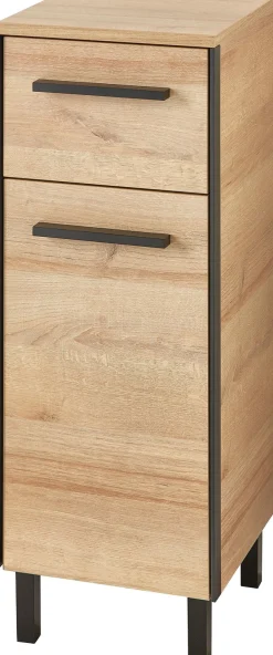 Saphir Badmöbel-Set »Quickset 395 4-teilig, Waschbeckenunterschrank mit LED-Spiegelschrank« 4 Stk. tlg.