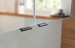 Saphir Badmöbel-Set »Quickset 395 4-teilig, Waschbeckenunterschrank mit LED-Spiegelschrank« 4 Stk. tlg.