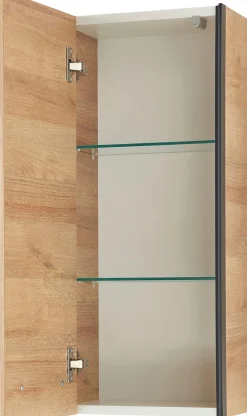 Saphir Badmöbel-Set »Quickset 395 4-teilig, Waschbeckenunterschrank mit LED-Spiegelschrank« 4 Stk. tlg.
