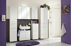 Saphir Badmöbel-Set »Quickset 341 6-teilig, Waschbeckenunterschrank und LED-Spiegelschrank« Set, 6 Stk. tlg.