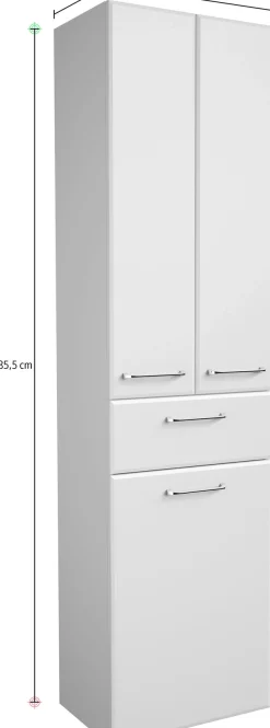 Saphir Badmöbel-Set »Quickset 341 6-teilig, Waschbeckenunterschrank und LED-Spiegelschrank« Set, 6 Stk. tlg.