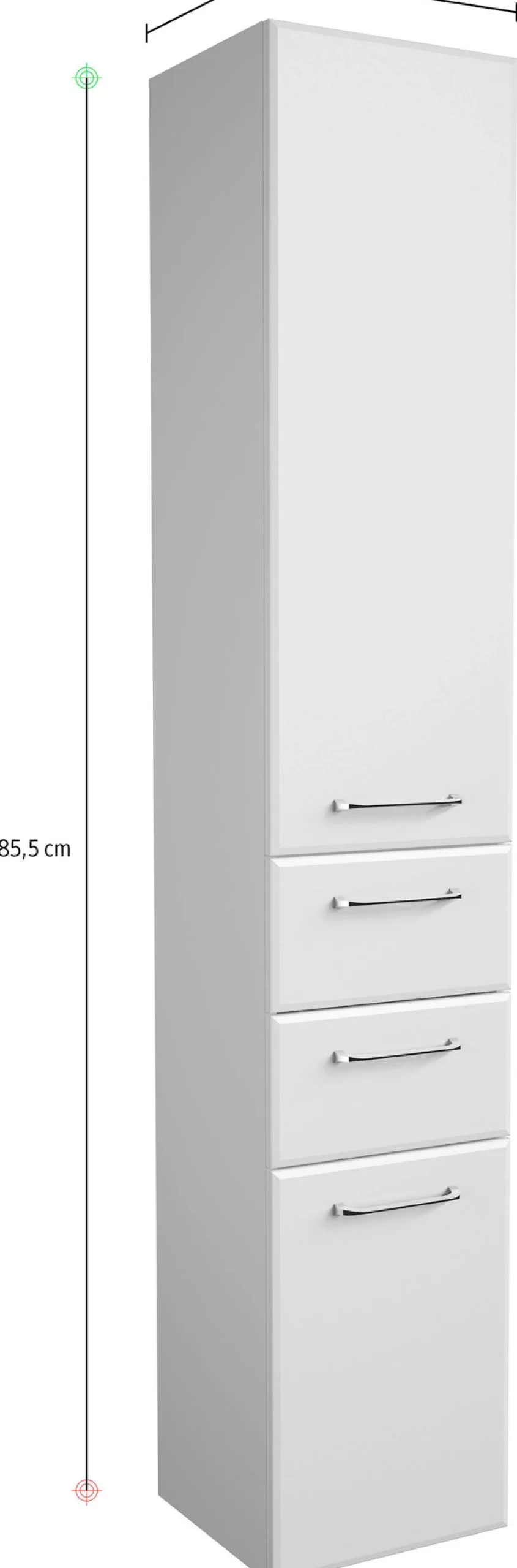Saphir Badmöbel-Set »Quickset 341 6-teilig, Waschbeckenunterschrank und LED-Spiegelschrank« Set, 6 Stk. tlg.