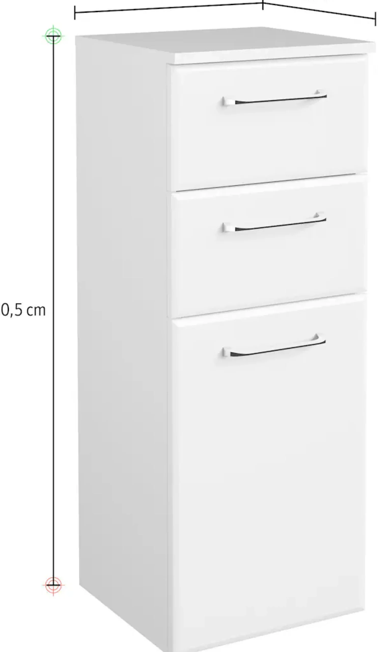 Saphir Badmöbel-Set »Quickset 341 6-teilig, Waschbeckenunterschrank und LED-Spiegelschrank« Set, 6 Stk. tlg.