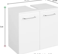 Saphir Badmöbel-Set »Quickset 341 6-teilig, Waschbeckenunterschrank und LED-Spiegelschrank« Set, 6 Stk. tlg.