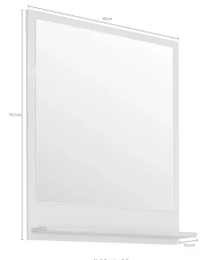 Saphir Badmöbel-Set »Quickset 2-teilig, Waschbeckenunterschrank mit LED-Spiegel« 2 Stk. tlg.