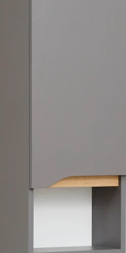 Saphir Badmöbel-Set »Quickset 5-teilig, Keramik-Aufsatzbecken und LED-Spiegelschrank« 7 Stk. tlg.