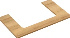 Saphir Badmöbel-Set »Quickset 5-teilig, Keramik-Aufsatzbecken und LED-Spiegelschrank« 7 Stk. tlg.