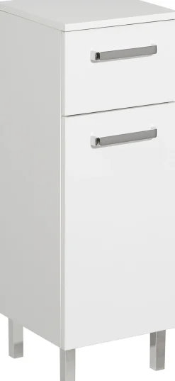 Saphir Badmöbel-Set »Quickset 5-teilig, Waschbeckenunterschrank mit LED-Spiegelschrank« 5 Stk. tlg.