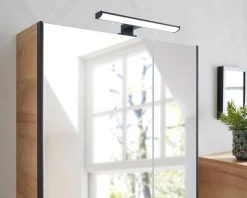 Saphir Badmöbel-Set »Quickset 395 4-teilig, Waschbeckenunterschrank mit LED-Spiegelschrank« 4 Stk. tlg.