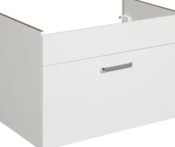 Saphir Badmöbel-Set »Quickset 312 5-teilig, Keramik-Waschtisch und LED-Spiegelschrank« Set, 5 Stk. tlg.