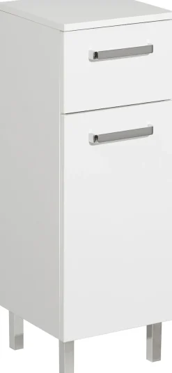Saphir Badmöbel-Set »Quickset 312 5-teilig, Keramik-Waschtisch und LED-Spiegelschrank« Set, 5 Stk. tlg.