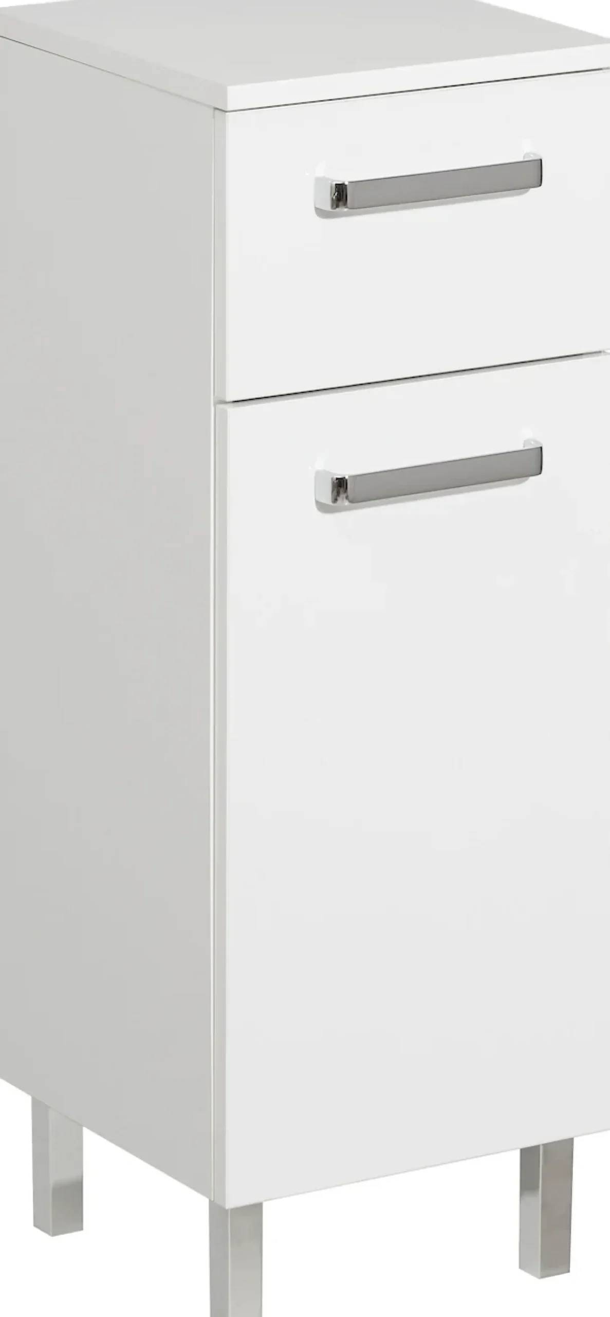 Saphir Badmöbel-Set »Quickset 312 5-teilig, Keramik-Waschtisch und LED-Spiegelschrank« Set, 5 Stk. tlg.