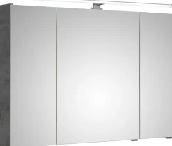 Saphir Badmöbel-Set »Quickset 945 3-teilig, Keramik-Waschtisch mit LED-Spiegelschrank« 4 Stk. tlg.