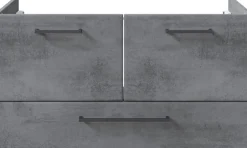 Saphir Badmöbel-Set »Quickset 945 3-teilig, Keramik-Waschtisch mit LED-Spiegelschrank« 4 Stk. tlg.