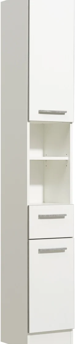 Saphir Badmöbel-Set »Quickset 953 5-teilig, Waschbeckenunterschrank und LED-Spiegelschrank« Set, 5 Stk. tlg.