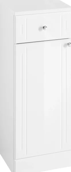 Saphir Badmöbel-Set »Quickset 955 5-teilig, Waschbeckenunterschrank und LED-Spiegelschrank« Set, 5 Stk. tlg.