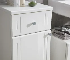 Saphir Badmöbel-Set »Quickset 955 5-teilig, Waschbeckenunterschrank und LED-Spiegelschrank« Set, 5 Stk. tlg.