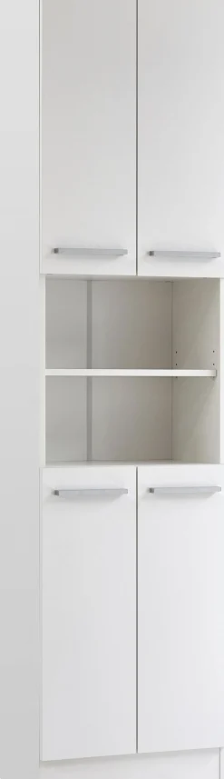 Saphir Badmöbel-Set »Quickset 335 6-teilig, Waschbeckenunterschrank mit LED-Spiegelschrank« 6 Stk. tlg.