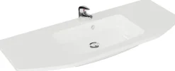 Saphir Badmöbel-Set »Quickset 5-teilig, Mineralmarmor-Waschtisch und LED-Spiegelschrank« 6 Stk. tlg.