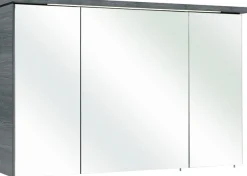 Saphir Badmöbel-Set »Quickset 5-teilig, Mineralmarmor-Waschtisch und LED-Spiegelschrank« 6 Stk. tlg.