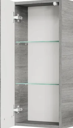 Saphir Badmöbel-Set »Quickset 5-teilig, Mineralmarmor-Waschtisch und LED-Spiegelschrank« 6 Stk. tlg.