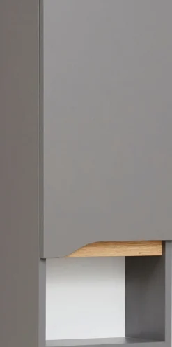 Saphir Badmöbel-Set »Quickset 5-teilig, Waschbeckenunterschrank mit LED-Spiegelschrank« 5 Stk. tlg.