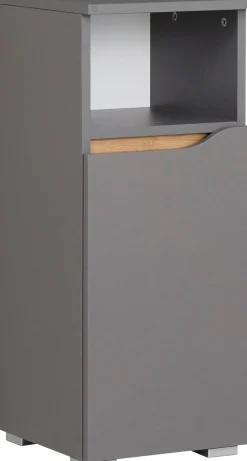 Saphir Badmöbel-Set »Quickset 5-teilig, Waschbeckenunterschrank mit LED-Spiegelschrank« 5 Stk. tlg.