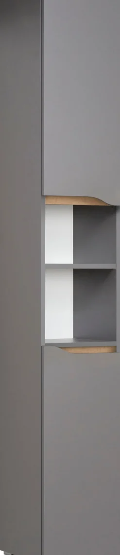 Saphir Badmöbel-Set »Quickset 5-teilig, Waschbeckenunterschrank mit LED-Spiegelschrank« 5 Stk. tlg.