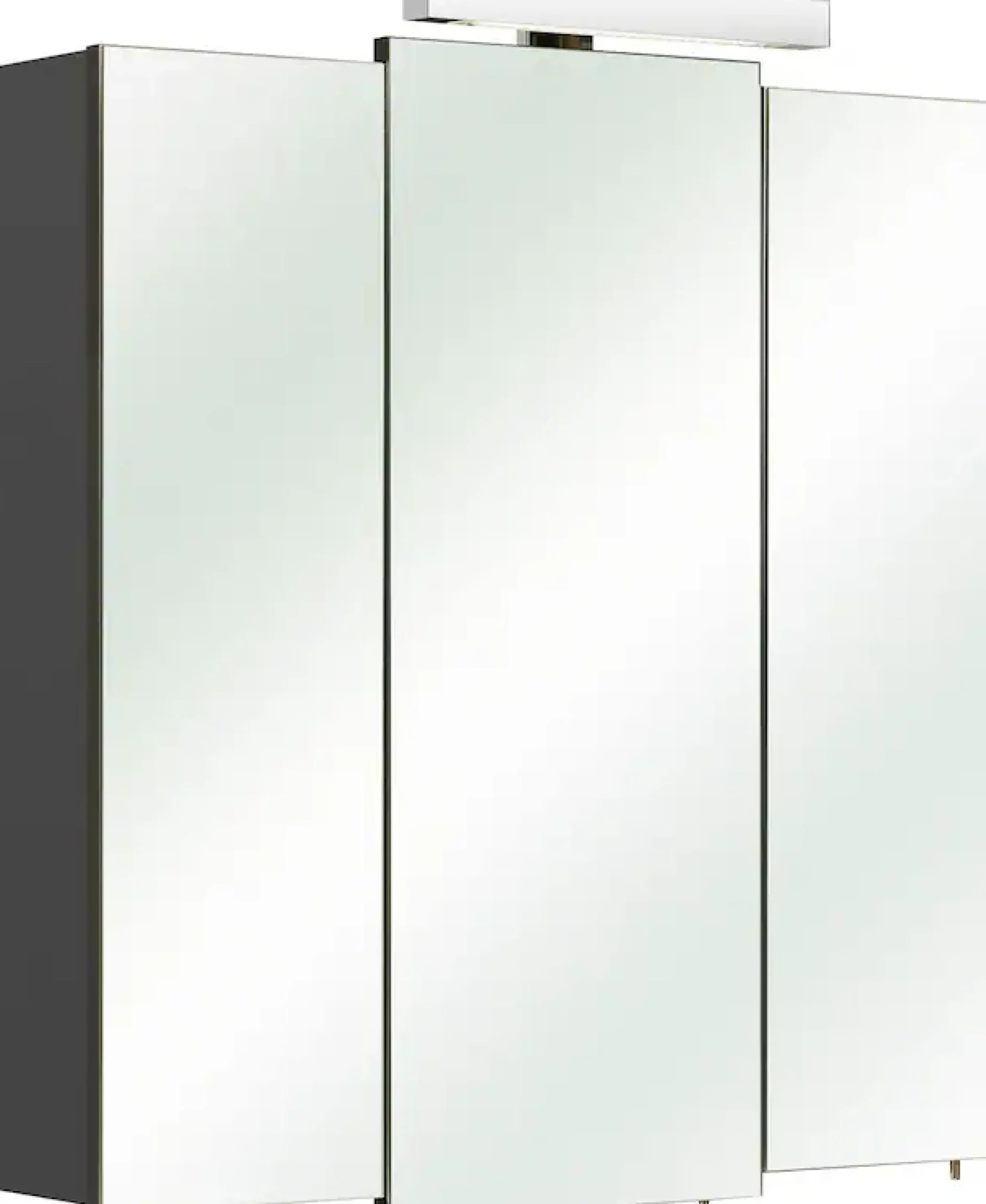 Saphir Badmöbel-Set »Quickset 2-teilig, Waschbeckenunterschrank mit LED-Spiegelschrank« 2 Stk. tlg.