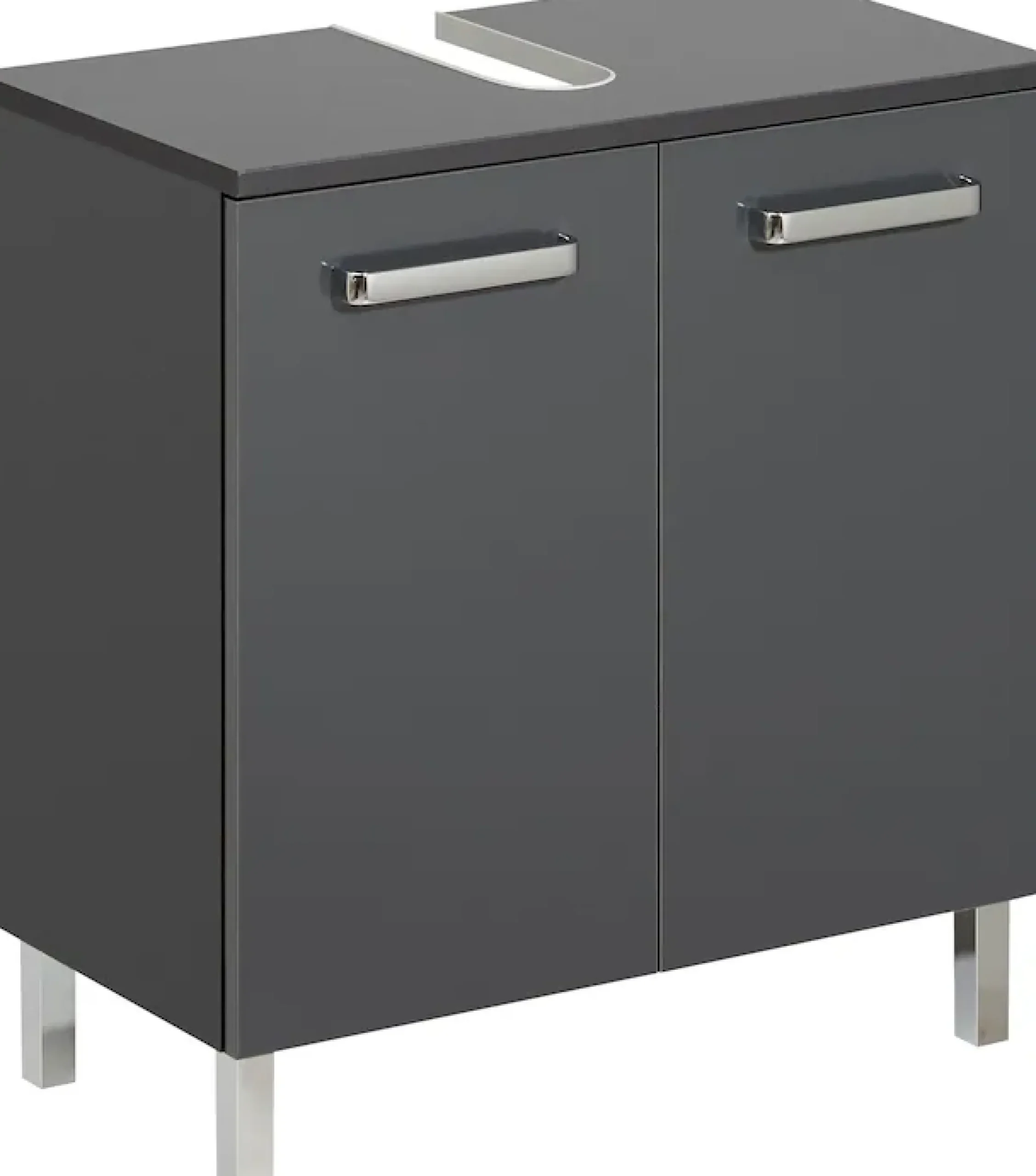 Saphir Badmöbel-Set »Quickset 2-teilig, Waschbeckenunterschrank mit LED-Spiegelschrank« 2 Stk. tlg.