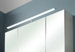 Saphir Badmöbel-Set »Quickset 936 4-teilig, Glaswaschtisch und LED-Spiegelschrank« Set, 4 Stk. tlg.